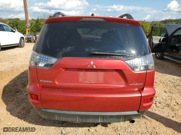 2012 Mitsubishi Outlander ES with VIN JA4AS2AW8CU004558, listed as a Copart auction lot 74552094 with 213,094 mi miles and Salvage Title. Bid and sale history available at carsss.com. Image 6.