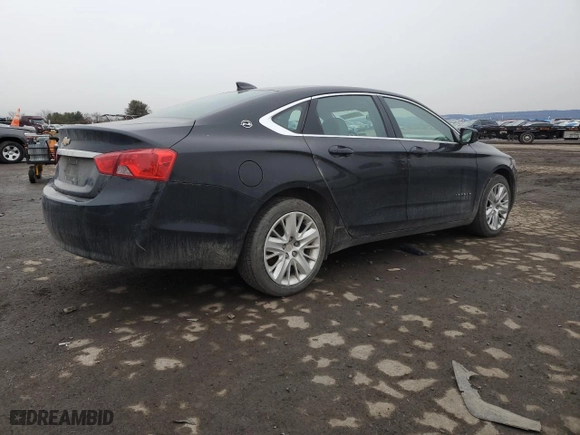 2017 Chevrolet Impala LS with VIN 2G11X5SA5H9154345, listed as a Copart auction lot 44784575 with 85,150 mi miles and Clean Title. Bid and sale history available at carsss.com. Image 3.