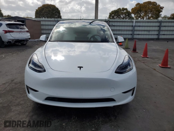 2022 Tesla Model Y Performance with VIN 7SAYGDEFXNF510418, listed as a Copart auction lot 51131465 with 16,263 mi miles and Salvage Title. Bid and sale history available at DreamBid. Image 5.