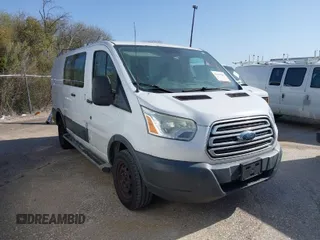 2015 Ford Transit Cargo with VIN 1FTNR1ZM4FKA34575, listed as a IAAI auction lot 41830503 with 192,439 mi miles. Bid and sale history available at carsss.com. Image 1.