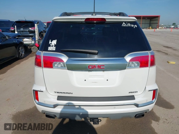 2016 GMC Terrain Denali with VIN 2GKFLVE33G6239999, listed as a IAAI auction lot 42622971 with 162,289 mi miles and . Bid and sale history available at DreamBid. Image 16.