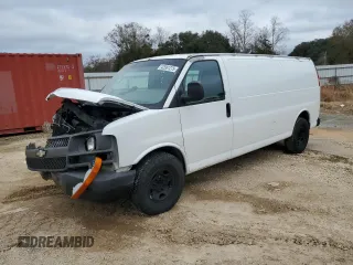 2011 Chevrolet Express Cargo Van with VIN 1GCZGUCG6B1148251, listed as a Copart auction lot 42581275 with Not Provided miles and Salvage Title. Bid and sale history available at carsss.com. Image 1.