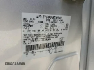 2010 Ford Edge SE with VIN 2FMDK3GC1ABA12635, listed as a Copart auction lot 50994005 with 174,083 mi miles and Salvage Title. Bid and sale history available at carsss.com. Image 16.
