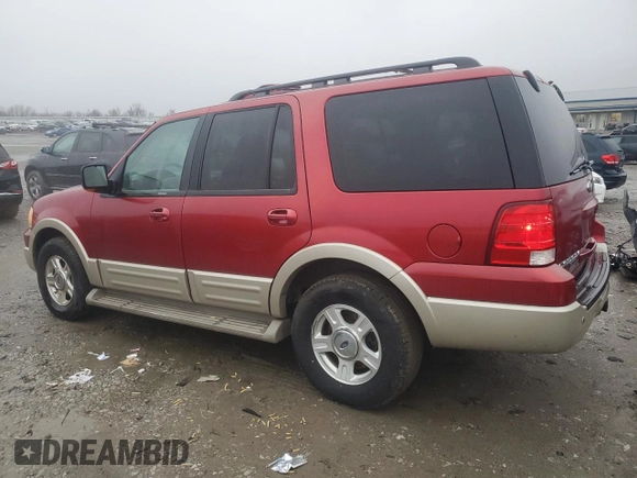 2005 Ford Expedition Eddie Bauer z VIN 1FMFU18525LA27433, wystawiony jako Copart lot #44785565 z przebiegiem 226 510 mil mil oraz Szkoda całkowita • Salvage title. Historia ofert i sprzedaży dostępna na DreamBid. Obrazek 2.