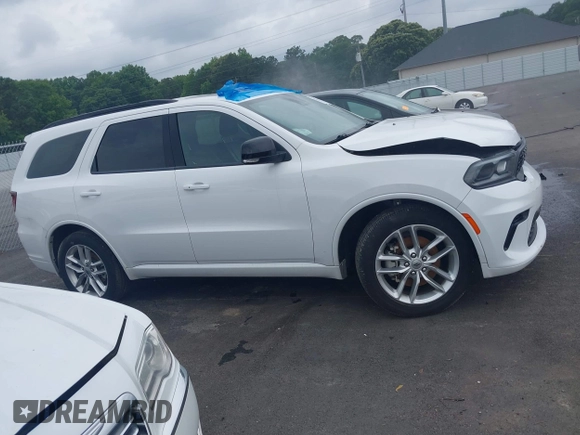 2024 Dodge Durango GT Plus with VIN 1C4RDHDG0RC136092, listed as a IAAI auction lot 42271658 with 31,022 mi miles and . Bid and sale history available at DreamBid. Image 13.