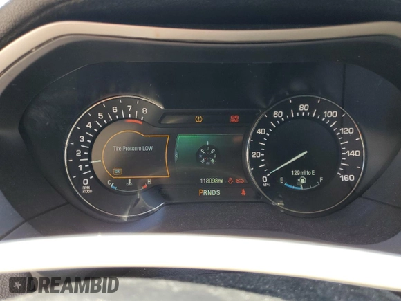 2015 Lincoln MKZ with VIN 3LN6L2G99FR621601, listed as a Copart auction lot 52729935 with 118,098 mi miles and Salvage title. Bid and sale history available at DreamBid. Image 9.