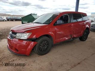 2015 Dodge Journey American Value Pkg with VIN 3C4PDCAB4FT719073, listed as a Copart auction lot 48820295 with 131,232 mi miles and Salvage Title. Bid and sale history available at carsss.com. Image 1.