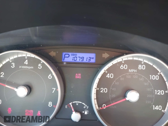 2010 Hyundai Accent GS with VIN KMHCM3AC4AU171593, listed as a IAAI auction lot 42373925 with 107,913 mi miles and . Bid and sale history available at DreamBid. Image 7.