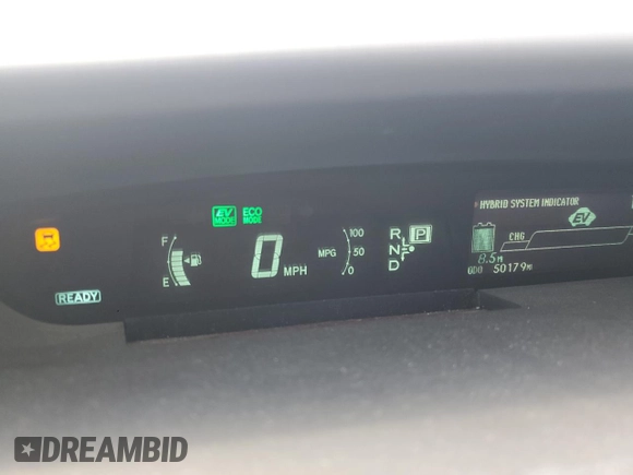 2014 Toyota Prius with VIN JTDKN3DP9E3053840, listed as a Copart auction lot 61880475 with 50,179 mi miles and Salvage title. Bid and sale history available at DreamBid. Image 9.