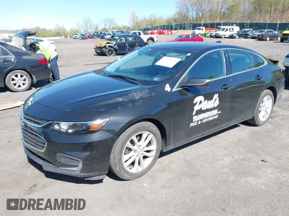 2018 Chevrolet Malibu LT with VIN 1G1ZD5ST9JF261862, listed as a IAAI auction lot 42090870 with 56,132 mi miles. Bid and sale history available at carsss.com. Image 2.