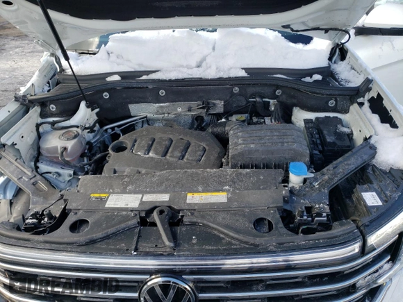2024 Volkswagen Atlas SEL with VIN 1V2BR2CA4RC528729, listed as a Copart auction lot 45317205 with 23,764 mi miles and Salvage title. Bid and sale history available at DreamBid. Image 14.