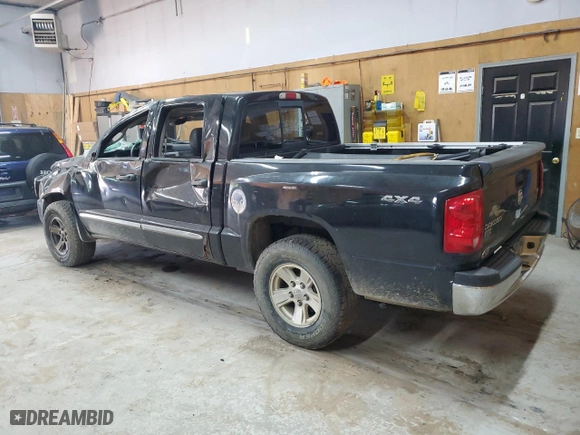 2008 Dodge Dakota Laramie with VIN 1D7HW58N68S608156, listed as a Copart auction lot 58475684 with 238,043 mi miles and Salvage Title. Bid and sale history available at carsss.com. Image 2.