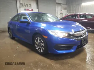 2016 Honda Civic EX with VIN 19XFC2F78GE006714, listed as a Copart auction lot 52532605 with 96,013 mi miles and Salvage Title. Bid and sale history available at DreamBid. Image 4.