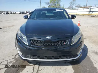 2013 Kia Optima Hybrid EX with VIN KNAGM4AD1D5062069, listed as a Copart auction lot 52456105 with 104,385 mi miles and Salvage Title. Bid and sale history available at carsss.com. Image 5.