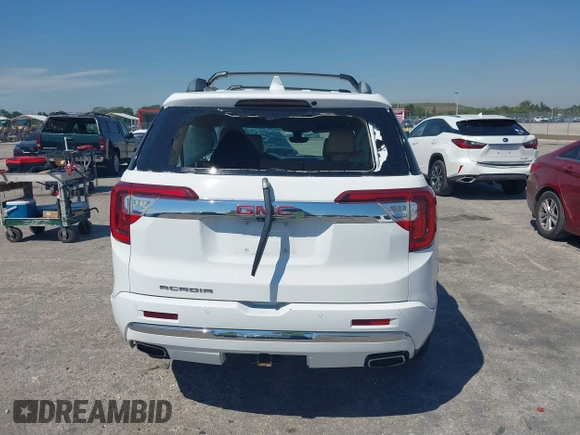 2021 GMC Acadia Denali with VIN 1GKKNPLS9MZ124774, listed as a IAAI auction lot 41859968 with 46,592 mi miles and . Bid and sale history available at carsss.com. Image 17.