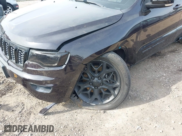 2021 Jeep Grand Cherokee 80th Anniversary with VIN 1C4RJFBG1MC600239, listed as a IAAI auction lot 42103490 with 47,005 mi miles and . Bid and sale history available at DreamBid. Image 6.