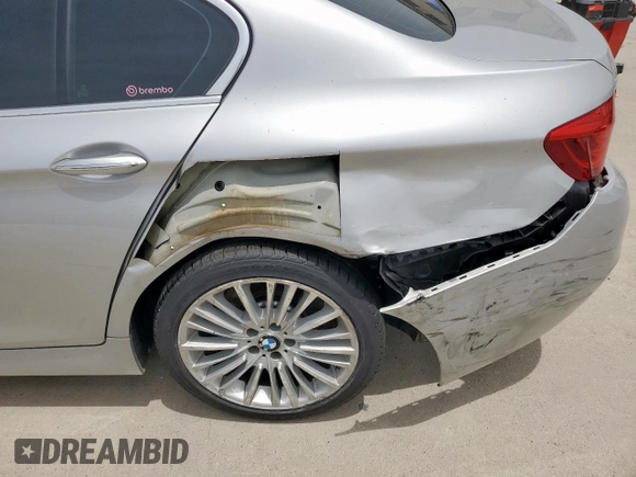 2016 BMW 5 Series 550i with VIN WBAKN9C57GD962477, listed as a Copart auction lot 57103575 with 57,574 mi miles and Clean title. Bid and sale history available at DreamBid. Image 9.