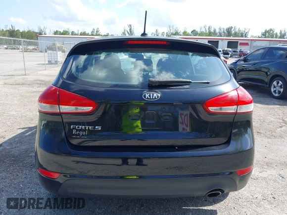 2017 Kia Forte5 LX with VIN KNAFK5A86H5699782, listed as a IAAI auction lot 41996763 with 80,974 mi miles. Bid and sale history available at carsss.com. Image 17.