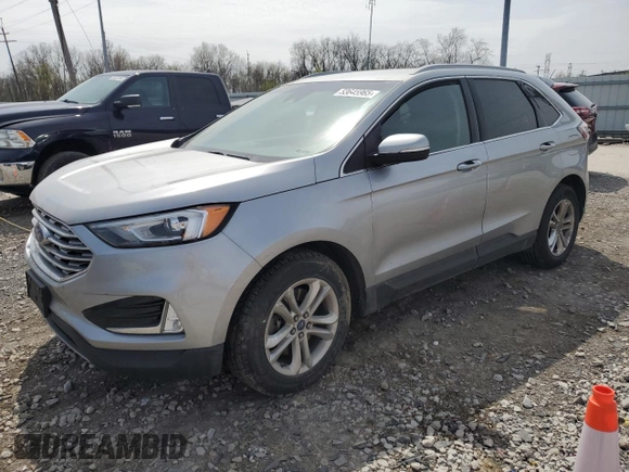 2020 Ford Edge SEL with VIN 2FMPK4J96LBA46394, listed as a Copart auction lot 53645965 with 199,716 mi miles and Salvage title. Bid and sale history available at DreamBid. Image 1.