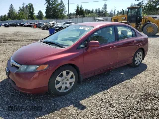 2008 Honda Civic LX z VIN 1HGFA16568L071361, wystawiony jako Copart lot #57340675 z przebiegiem 186 658 mil mil oraz Szkody całkowita. Historia ofert i sprzedaży dostępna na DreamBid. Obrazek 1.