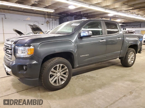 2017 GMC Canyon 4WD SLT with VIN 1GTP6DE1XH1189705, listed as a Copart auction lot 42450945 with 156,248 mi miles and Salvage Title. Bid and sale history available at carsss.com. Image 1.