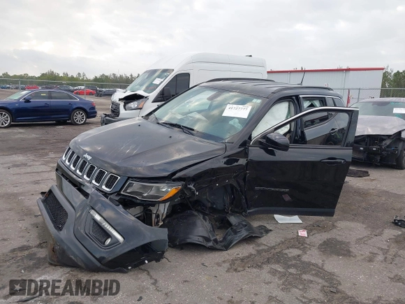 2020 Jeep Compass Latitude with VIN 3C4NJCBB7LT224859, listed as a IAAI auction lot 41727777 with 63,313 mi miles and . Bid and sale history available at DreamBid. Image 17.
