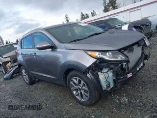 2014 Kia Sportage LX with VIN KNDPB3AC9E7650916, listed as a IAAI auction lot 41974641 with 109,844 mi miles. Bid and sale history available at carsss.com. Image 1.