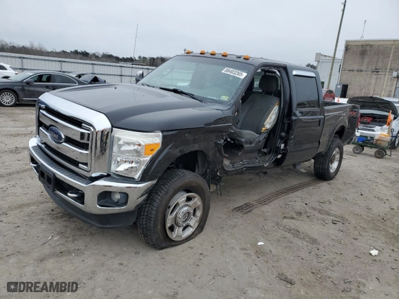 2011 Ford Super Duty F-250 SRW XL with VIN 1FT7W2B68BEB27949, listed as a Copart auction lot 88403265 with 162,383 mi miles and Salvage Title. Bid and sale history available at carsss.com. Image 1.
