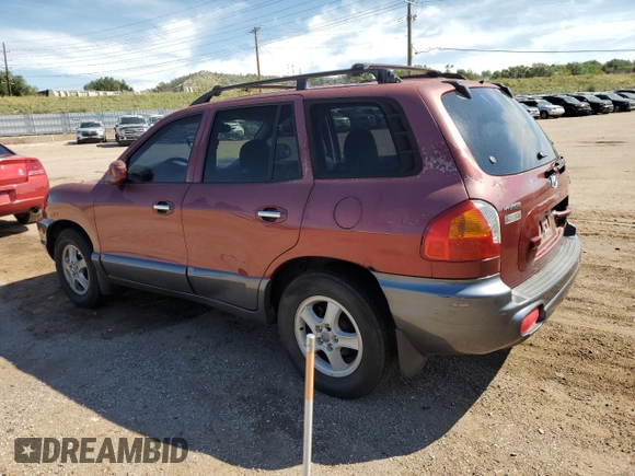 2002 Hyundai Santa Fe GLS with VIN KM8SC73D42U231286, listed as a Copart auction lot 71290624 with 187,534 mi miles and Salvage Title. Bid and sale history available at carsss.com. Image 2.