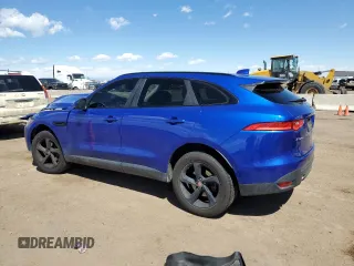 2018 Jaguar F-Pace 25t Premium with VIN SADCJ2FX4JA249783, listed as a Copart auction lot 53922445 with 72,245 mi miles and Salvage Title. Bid and sale history available at DreamBid. Image 2.
