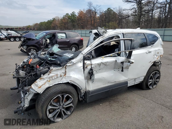 2020 Honda CR-V EX z VIN 5J6RW2H51LL029876, wystawiony jako Copart lot #55348485 z przebiegiem Nie podano mil oraz Szkoda całkowita • Salvage title. Historia ofert i sprzedaży dostępna na DreamBid. Obrazek 1.