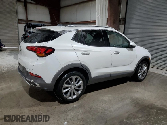 2022 Buick Encore GX Essence with VIN KL4MMGSL2NB119549, listed as a Copart auction lot 64615915 with 19,025 mi miles and Salvage title. Bid and sale history available at DreamBid. Image 3.