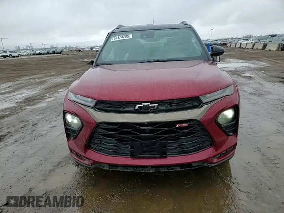 2022 Chevrolet TrailBlazer RS with VIN KL79MTSL8NB126295, listed as a Copart auction lot 51374205 with 39,749 mi miles and Salvage Title. Bid and sale history available at DreamBid. Image 12.