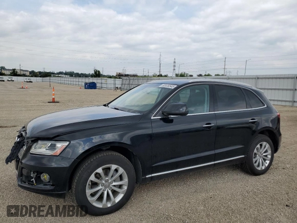 2015 Audi Q5 Premium Plus with VIN WA1LFAFP0FA024494, listed as a Copart auction lot 60639545 with 89,689 mi miles and Salvage title. Bid and sale history available at DreamBid. Image 1.