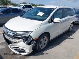 2018 Honda Odyssey EX with VIN 5FNRL6H57JB100035, listed as a IAAI auction lot 42582758 with 88,585 mi miles and . Bid and sale history available at DreamBid. Image 18.