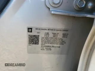 2018 Chevrolet Impala LT z VIN 2G1105S31J9152555, wystawiony jako Copart lot #58318585 z przebiegiem 117 375 mil mil oraz Szkoda całkowita • Salvage title. Historia ofert i sprzedaży dostępna na DreamBid. Obrazek 12.