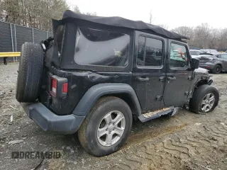 2019 Jeep Wrangler Unlimited Sport z VIN 1C4HJXDG4KW538961, wystawiony jako Copart lot #44018655 z przebiegiem 53 478 mil mil oraz Szkoda całkowita • Salvage title. Historia ofert i sprzedaży dostępna na DreamBid. Obrazek 3.