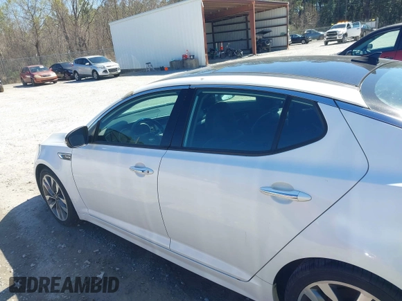 2015 Kia Optima SX Turbo with VIN 5XXGR4A62FG391450, listed as a IAAI auction lot 41692233 with 144,761 mi miles. Bid and sale history available at carsss.com. Image 14.