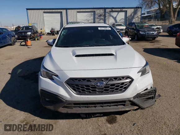 2022 Subaru WRX Premium with VIN JF1VBAF62N9018882, listed as a Copart auction lot 45799875 with 26,035 mi miles and Salvage Title. Bid and sale history available at carsss.com. Image 5.