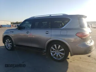 2012 Infiniti QX56 8-passenger with VIN JN8AZ2ND7C9715380, listed as a Copart auction lot 77386514 with 135,355 mi miles and Clean Title. Bid and sale history available at carsss.com. Image 2.