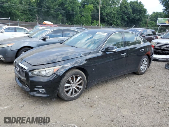 2014 Infiniti Q50 Premium z VIN JN1BV7AR4EM684800, wystawiony jako Copart lot #62695695 z przebiegiem 144 732 mil mil oraz Szkoda całkowita • Salvage title. Historia ofert i sprzedaży dostępna na DreamBid. Obrazek 1.