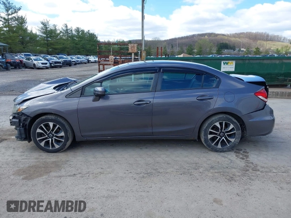2014 Honda Civic Sedan EX with VIN 19XFB2F83EE071169, listed as a IAAI auction lot 41974108 with 73,885 mi miles. Bid and sale history available at carsss.com. Image 15.
