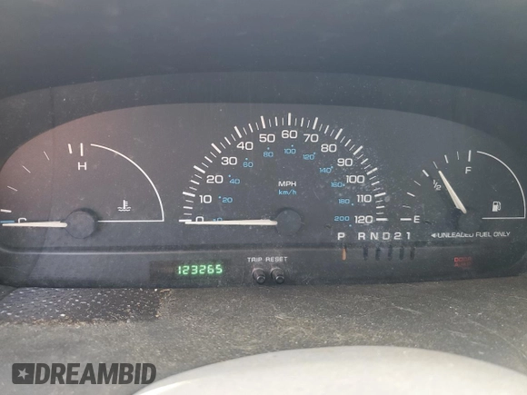 1999 Dodge Caravan with VIN 2B4FP25B0XR399288, listed as a Copart auction lot 53810895 with 123,265 mi miles and Clean title. Bid and sale history available at DreamBid. Image 9.