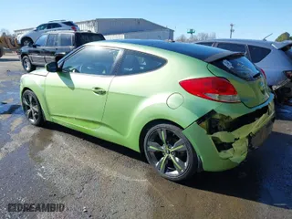 2012 Hyundai Veloster w/Gray Int with VIN KMHTC6AD7CU028072, listed as a IAAI auction lot 41531772 with 198,715 mi miles. Bid and sale history available at carsss.com. Image 3.
