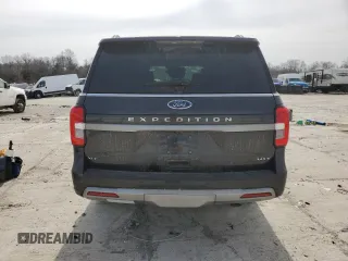 2024 Ford Expedition Max XLT with VIN 1FMJK1J81REA75973, listed as a Copart auction lot 47080095 with 6,711 mi miles and Salvage Title. Bid and sale history available at DreamBid. Image 6.