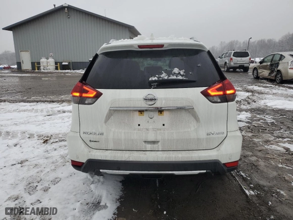 2019 Nissan Rogue SV with VIN KNMAT2MV2KP512477, listed as a Copart auction lot 45141825 with 87,233 mi miles and Salvage Title. Bid and sale history available at carsss.com. Image 6.