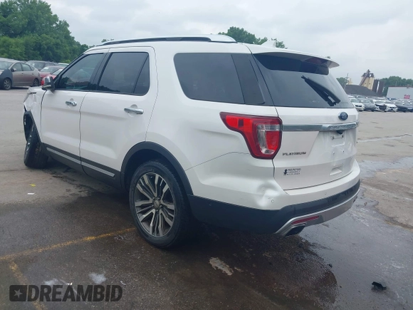 2017 Ford Explorer Platinum with VIN 1FM5K8HT2HGD54386, listed as a IAAI auction lot 42416499 with 116,098 mi miles and . Bid and sale history available at DreamBid. Image 3.