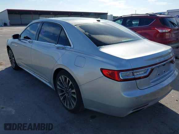 2017 Lincoln Continental Reserve with VIN 1LN6L9NP2H5610567, listed as a IAAI auction lot 41633612 with 45,701 mi miles and . Bid and sale history available at DreamBid. Image 3.