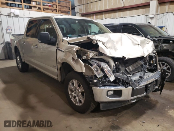 2017 Ford F-150 XL with VIN 1FTEW1EG8HFA75005, listed as a Copart auction lot 62964905 with 76,751 mi miles and Salvage title. Bid and sale history available at DreamBid. Image 4.