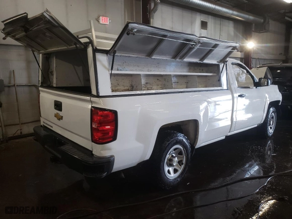 2014 Chevrolet Silverado 1500 Work Truck with VIN 1GCNCPEH1EZ191225, listed as a Copart auction lot 42492115 with 0 mi miles and Salvage Title. Bid and sale history available at carsss.com. Image 3.